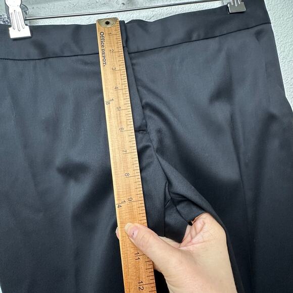 Stella McCartney Black Ankle-Zip Tailored Pants Women Size 6 - Picture 14 of 15